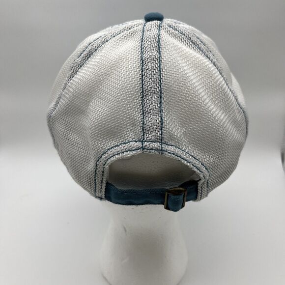 Triangle Sport Headwear Yellowstone Teal Blue Tan Baseball Cap Embroidered Logo - Picture 3 of 7